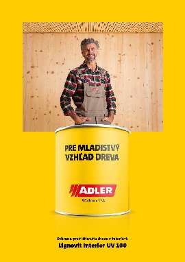 ADLER Lignovit Interior UV 100 - ochrana pred žltnutím dreva
