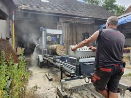 Piła taśmowa do pni drzew Drekos made s.r.o TP-600 |  Urządzenia do cięcia | Maszyny do obróbki drewna | Drekos Made s.r.o