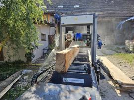 Piła taśmowa do pni drzew TP-600 mobilní , |  Urządzenia do cięcia | Maszyny do obróbki drewna | Drekos Made s.r.o