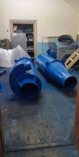 Urządzenie odciągowe Cyklonový odlučovač pílin  |  Suszarnie, technika powietrzna | Maszyny do obróbki drewna | Juraj polovka šneky výroba 