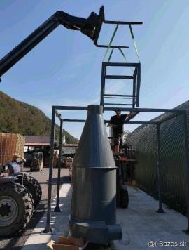 Urządzenie odciągowe Cyklonový odlučovač pílin  |  Suszarnie, technika powietrzna | Maszyny do obróbki drewna | Juraj polovka šneky výroba 