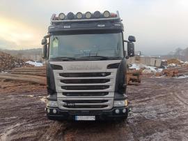 Pojazd leśny Scania R450 |  Technika transportowa i manipulacyjna | Maszyny do obróbki drewna | Tartak Drewbud